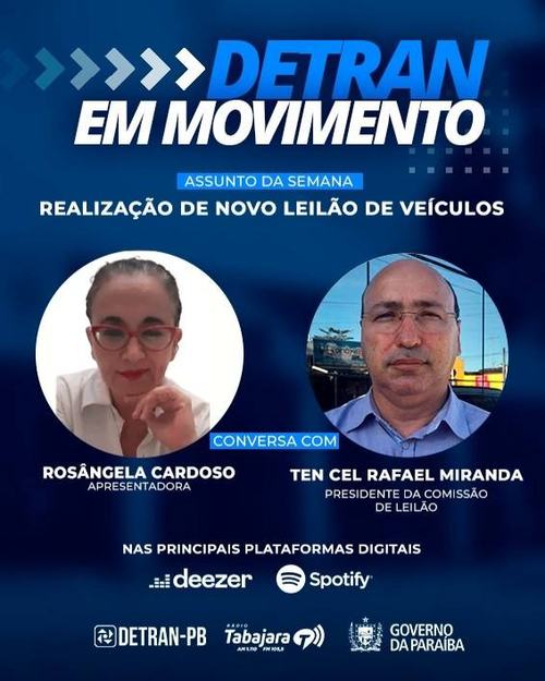 Detran em Movimento destaca a realização de novo leilão de veículos