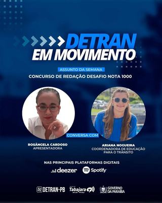 Concurso de redação do Desafio Nota 1000 é destaque no Detran em Movimento